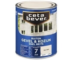 Cetabever CetaBever Gevel & Kozijn Snel Beits - Zijdemat - RAL 9001 - 750 ml