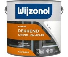 Wijzonol Wijzonol Dekkend Halfglans - 2,5l - RAL 9010