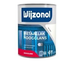 Wijzonol Wijzonol metaallak hoogglans (RAL9010) 750 ml