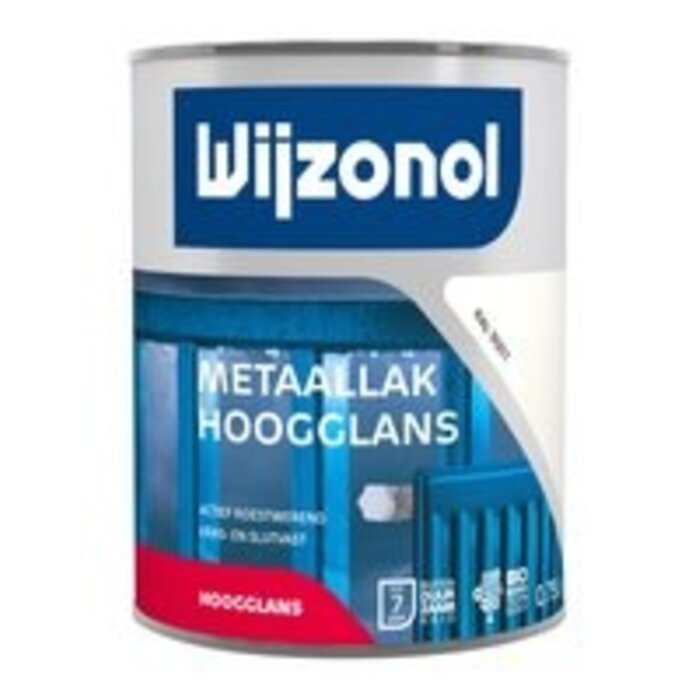 Wijzonol Wijzonol Metaallak Hoogglans - Antraciet - 750 ml