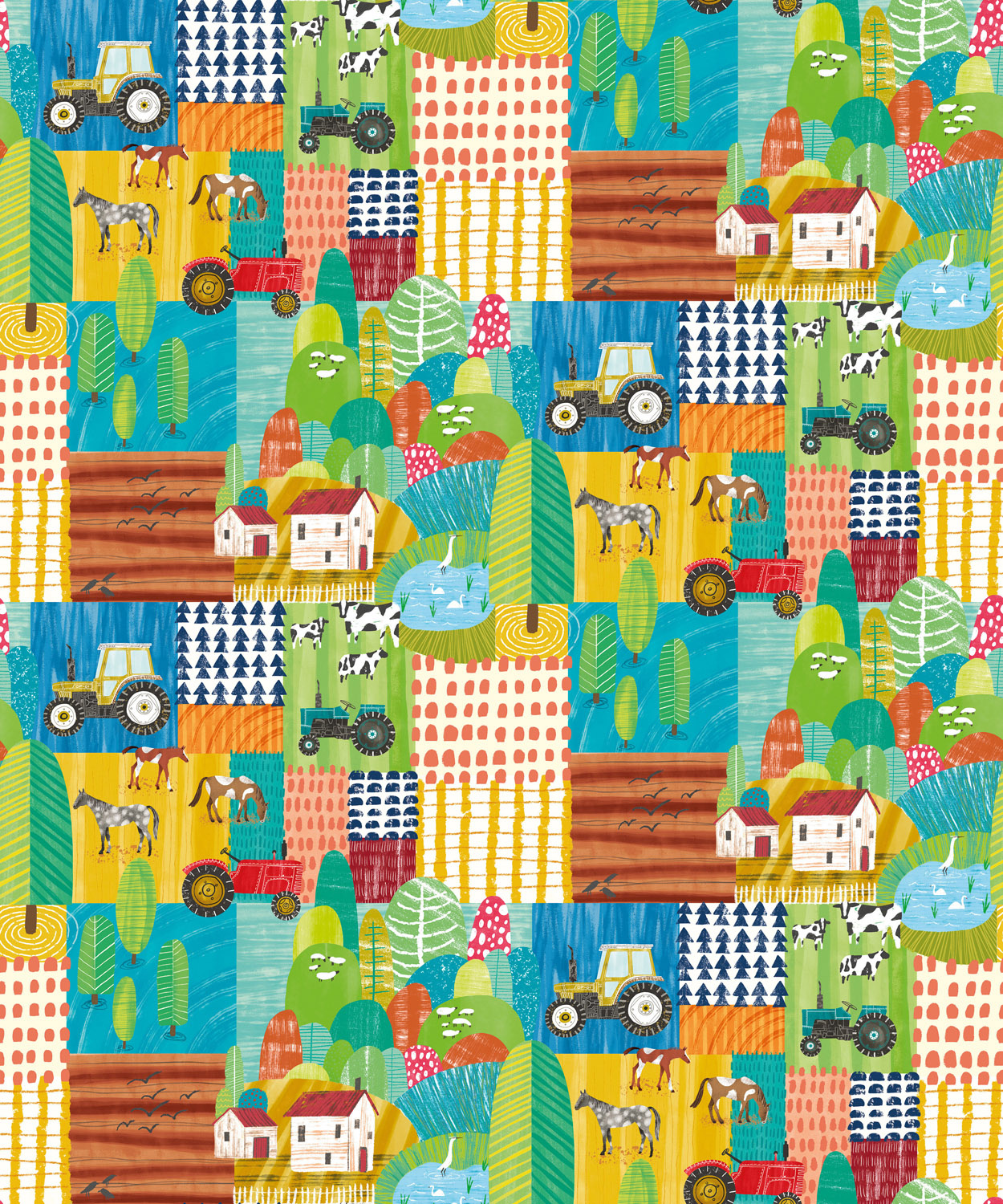 Dutch When I Grow Up - Down On The Farm Teal Twist