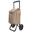 WheelzAhead SHOP2GO 2-wheel with Taupe bag
