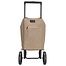 WheelzAhead SHOP2GO 2-wheel with Taupe bag