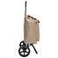 WheelzAhead SHOP2GO 2-wheel with Taupe bag