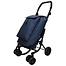 SHOP2GO 4-wheel Push Shopper Blue