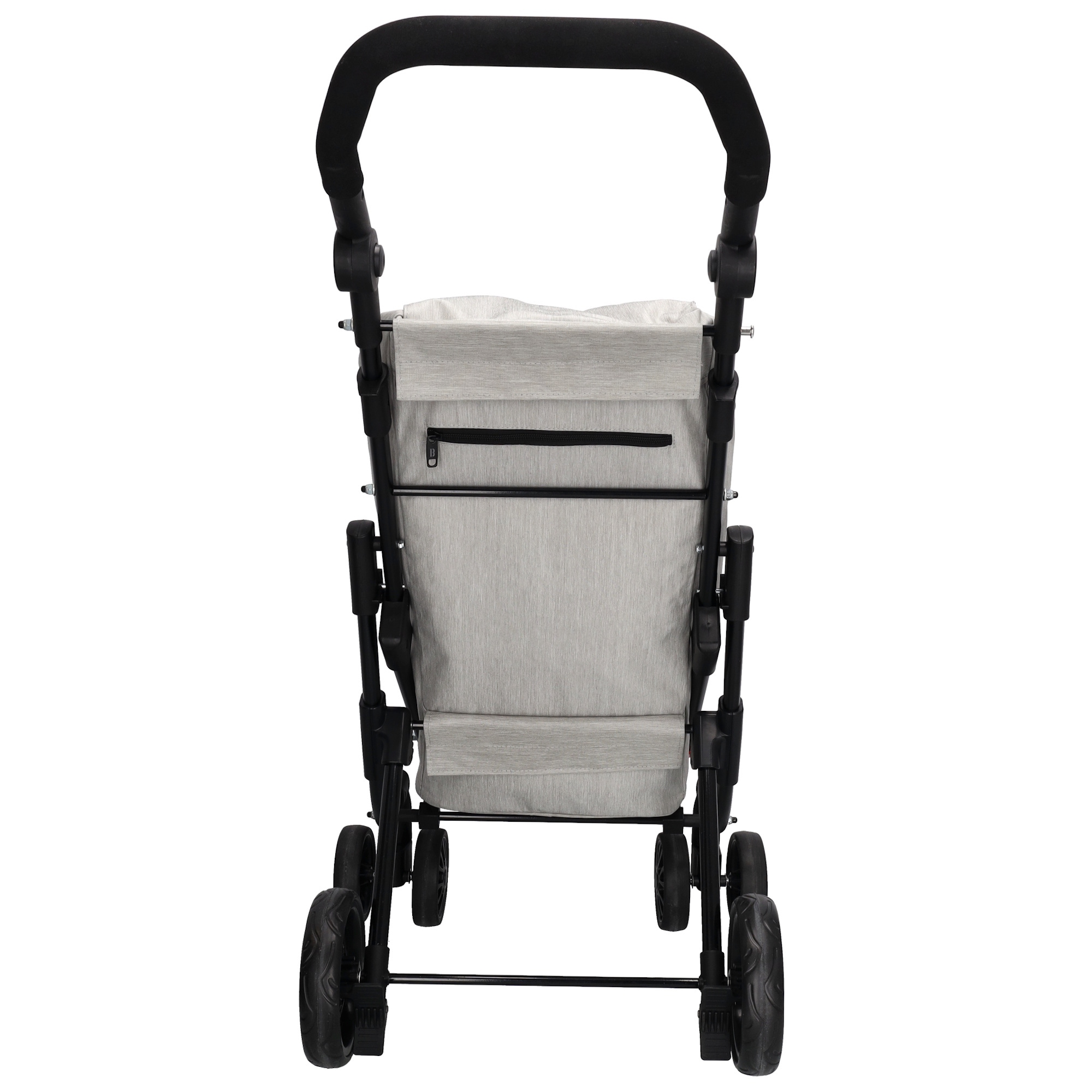SHOP2GO 4-wheel Push Shopper - Grey