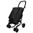 SHOP2GO 4-Wheel Push Shopper - Black