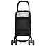 SHOP2GO 4-Wheel Push Shopper - Black