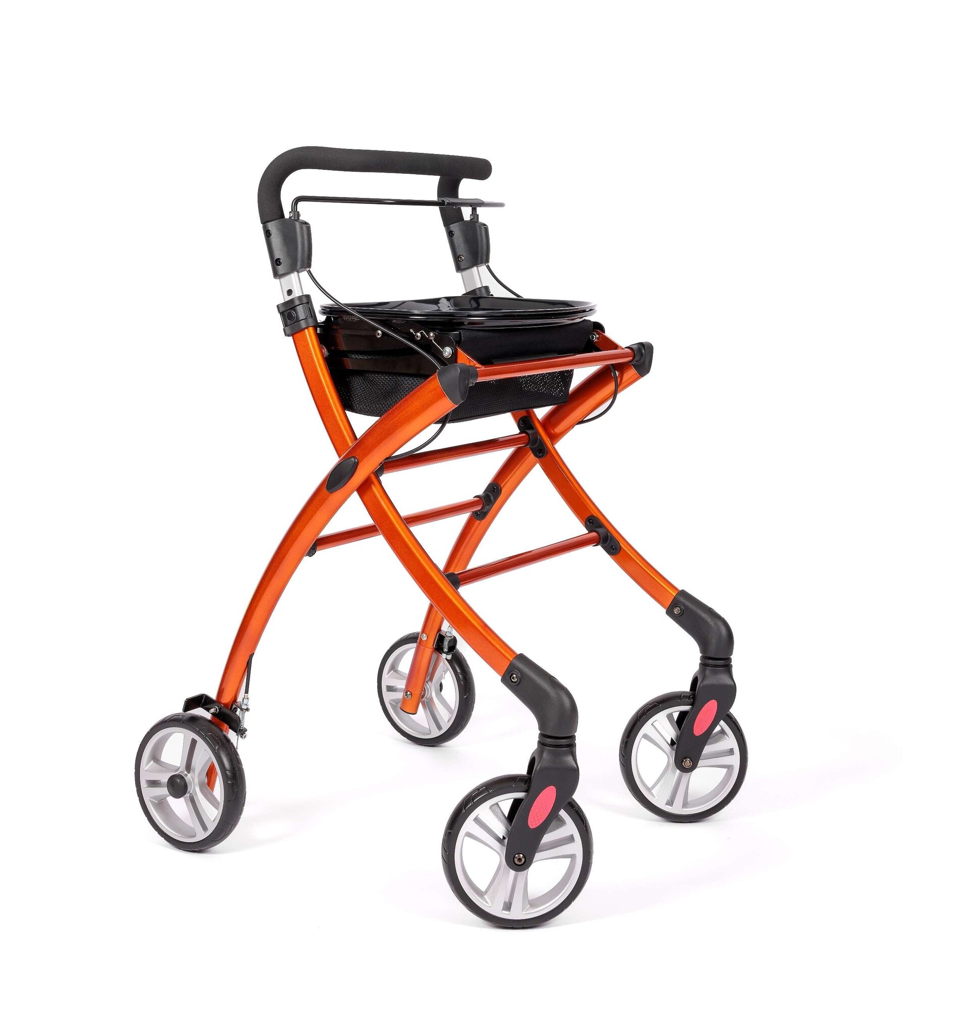 WheelzAhead WheelzAhead INDOOR 2.0 rollator - Pumpkin Orange