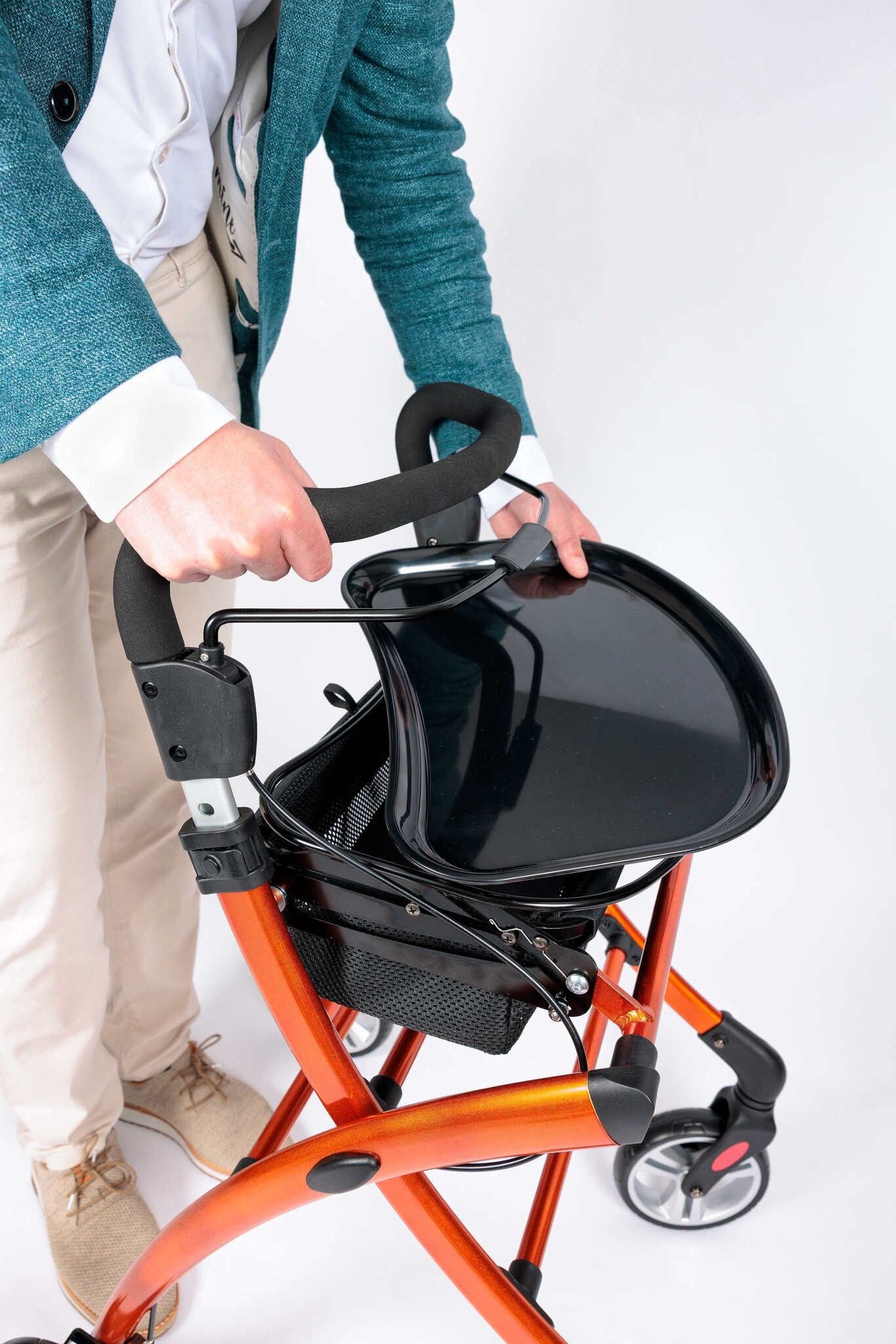 WheelzAhead WheelzAhead INDOOR 2.0 rollator - Pumpkin Orange