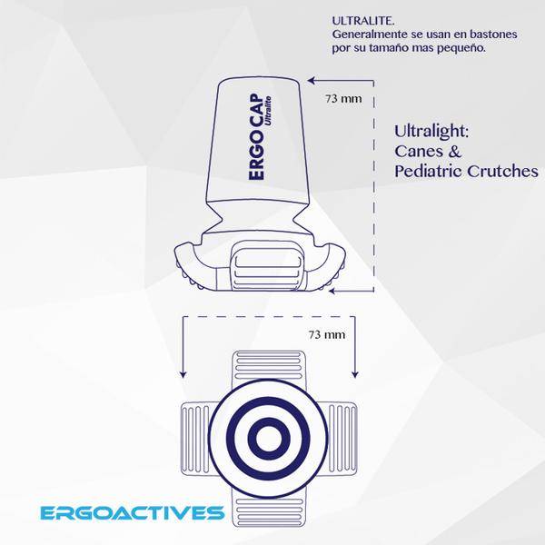 ErgoActives ErgoCap Krückengummi Gehstock