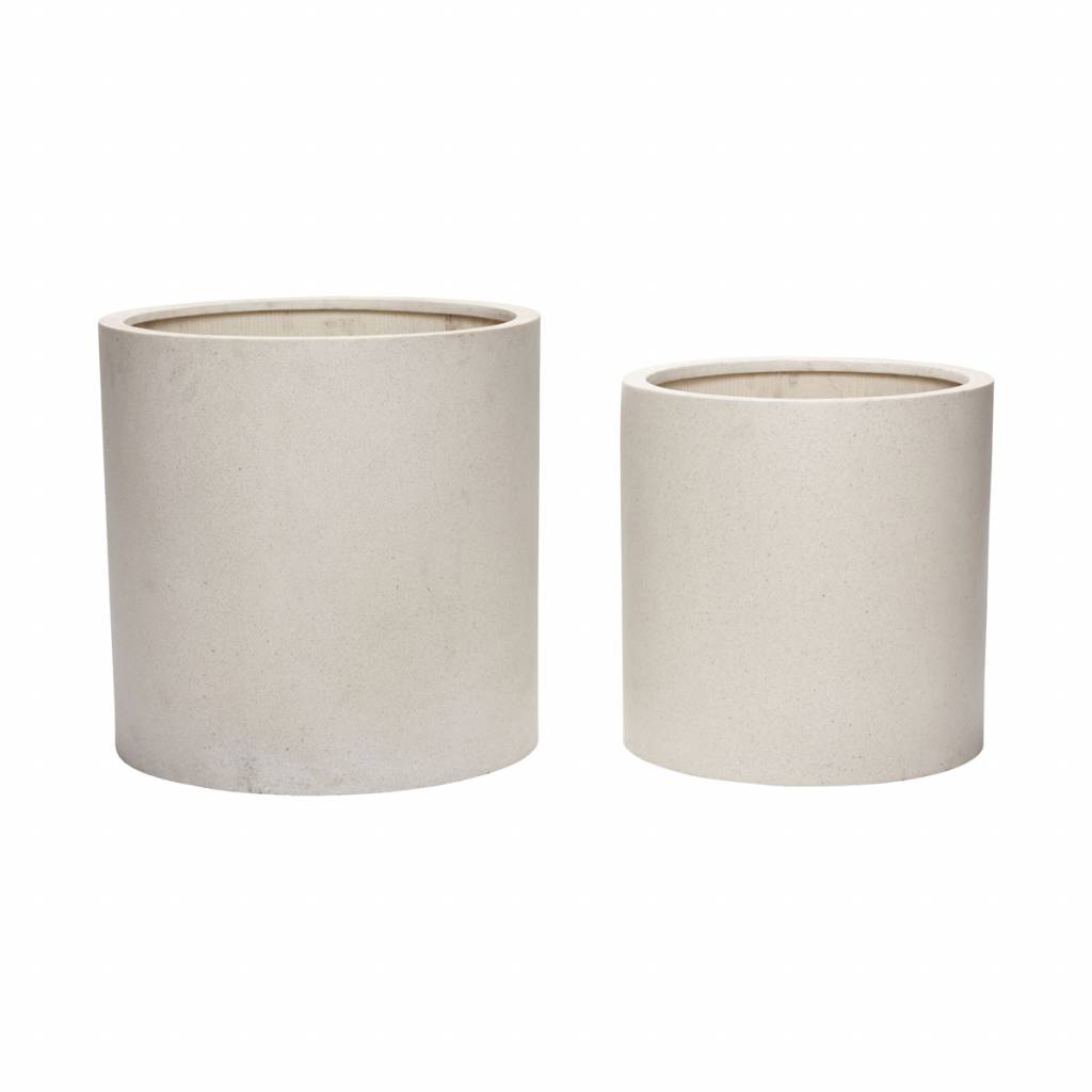 Hubsch Set Bloempotten Wit hubsch kopen in de aanbieding