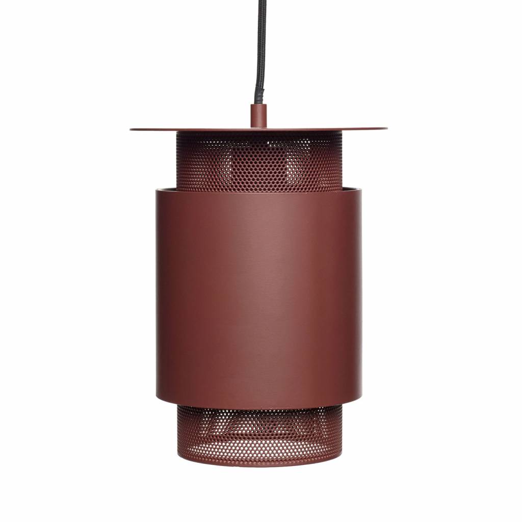 Hubsch 990819 Hanglamp O20 X H26 Cm Rood hubsch kopen in de aanbieding