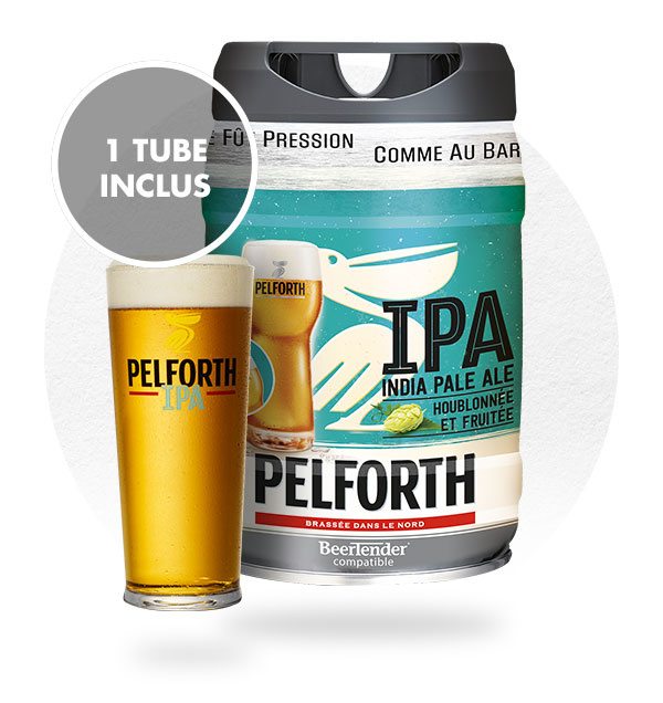 Fût de bière Pelforth IPA 5 litres pour tireuse BeerTender La Bière Pression