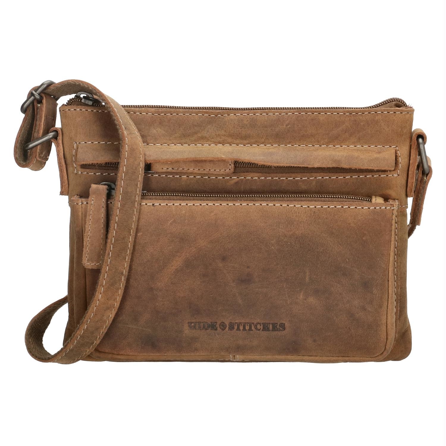 HIDE & STITCHES SCHOUDERTAS BRUIN