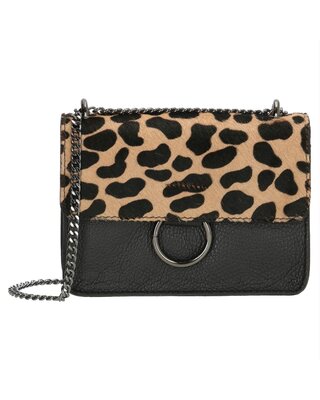 CHARM ELISA CROSSBODY LEOPARD ZWART