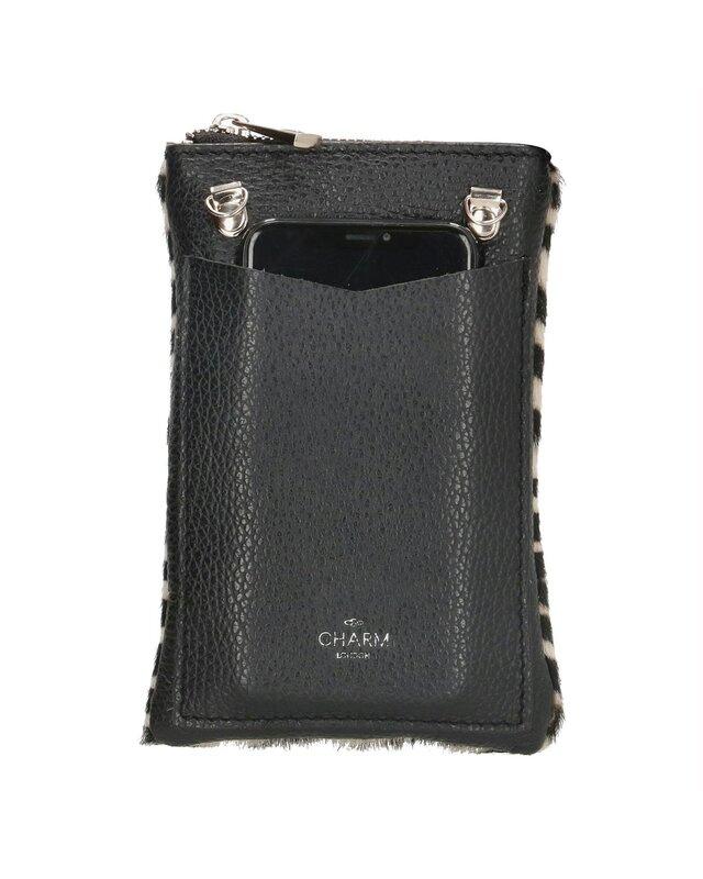 CHARM ELISA TELEFOONTASJE ZWART