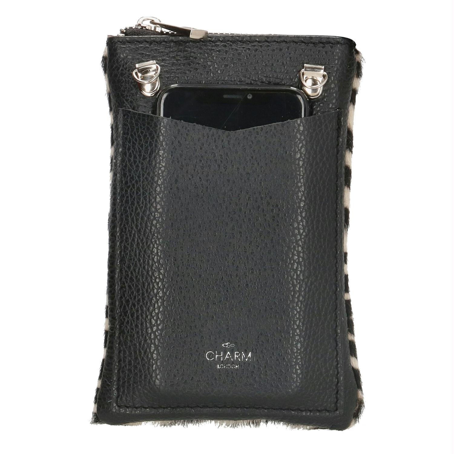 CHARM ELISA TELEFOONTASJE ZWART