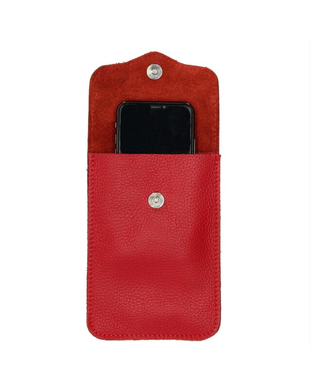 CHARM ELISA TELEFOONHOESJE ROOD