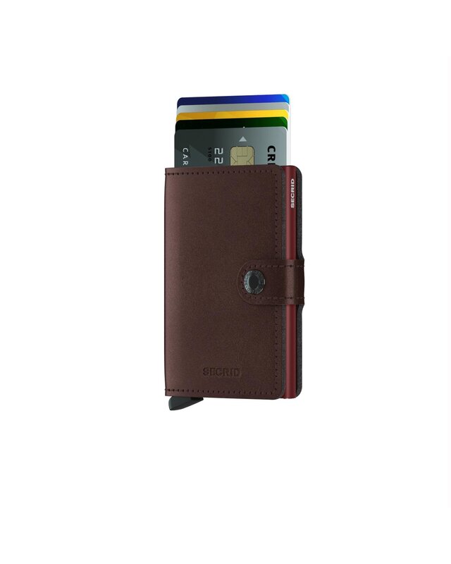 SECRID SECRID MINIWALLET METALLIC BRUIN