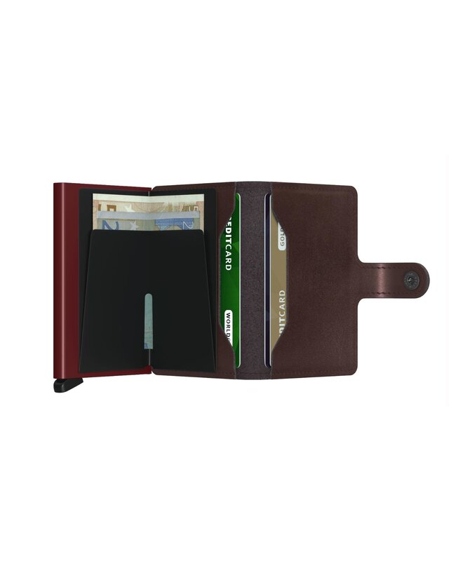 SECRID SECRID MINIWALLET METALLIC BRUIN