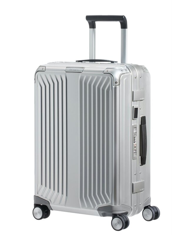 SAMSONITE SAMSONITE LITE-BOX ALU SPIN 55 Zilver