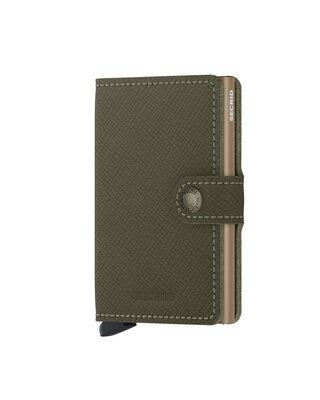 SECRID SECRID MINIWALLET SAFFIANO GROEN