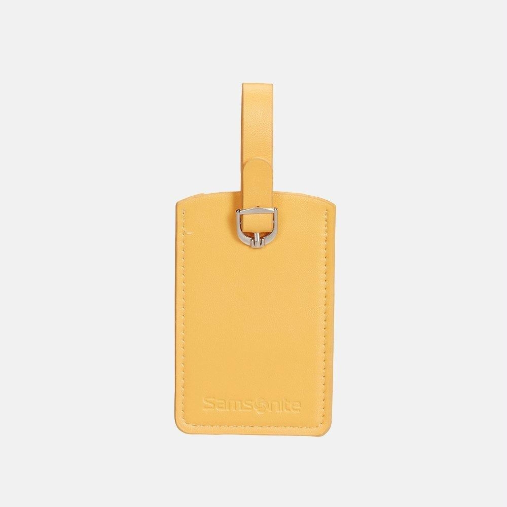 SAMSONITE KOFFERLABEL 2X GEEL