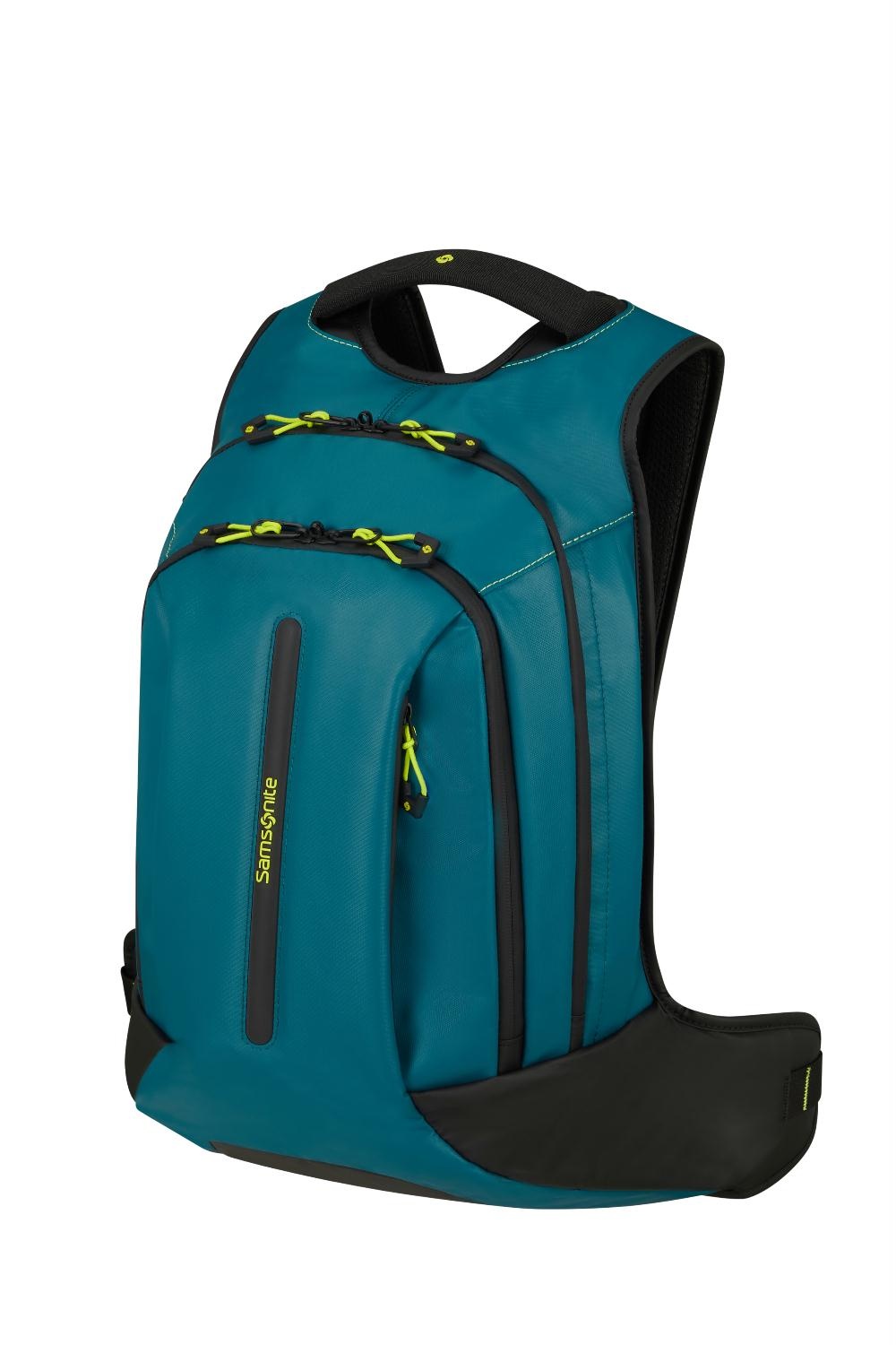 Samsonite Rugzak met laptopvak - Ecodiver Laptop Backpack M - Petrol blue/lime