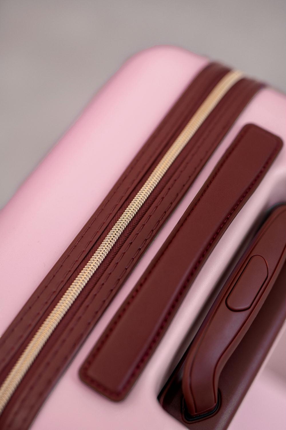 MOSZ LAUREN TROLLEY 76CM BLUSH PINK - Koffershop