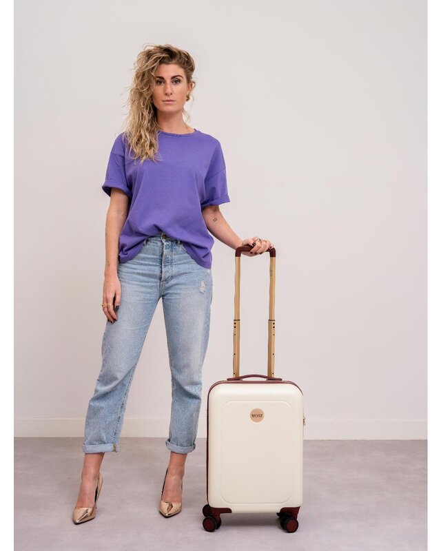 MOSZ Mosz Lauren Handbagage Trolley MARSHMALLOW