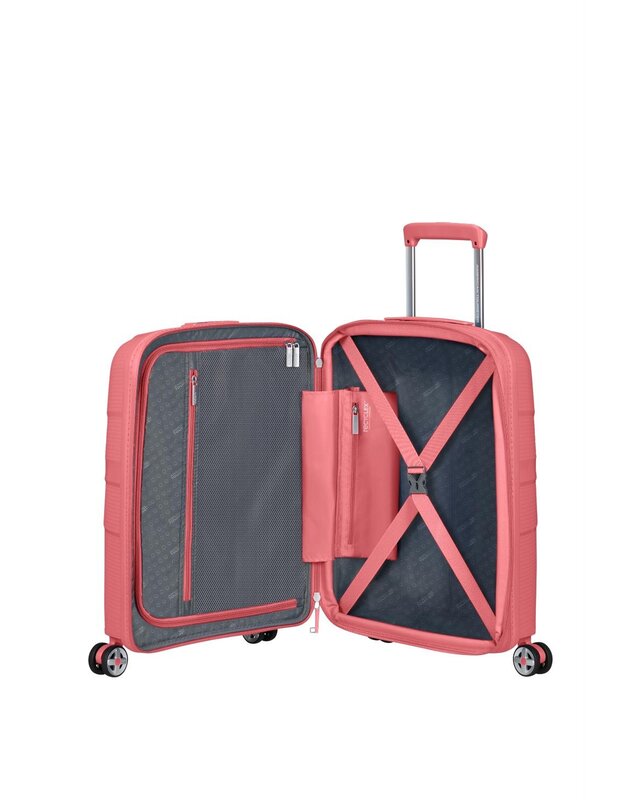 AMERICAN TOURISTER STARVIBE SPINNER 55/20 EXP SUN KISSED CORAL