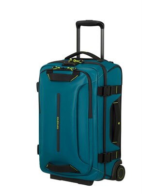SAMSONITE ECODIVER DUFFLE WHEELS 55CM PETROL BLUE