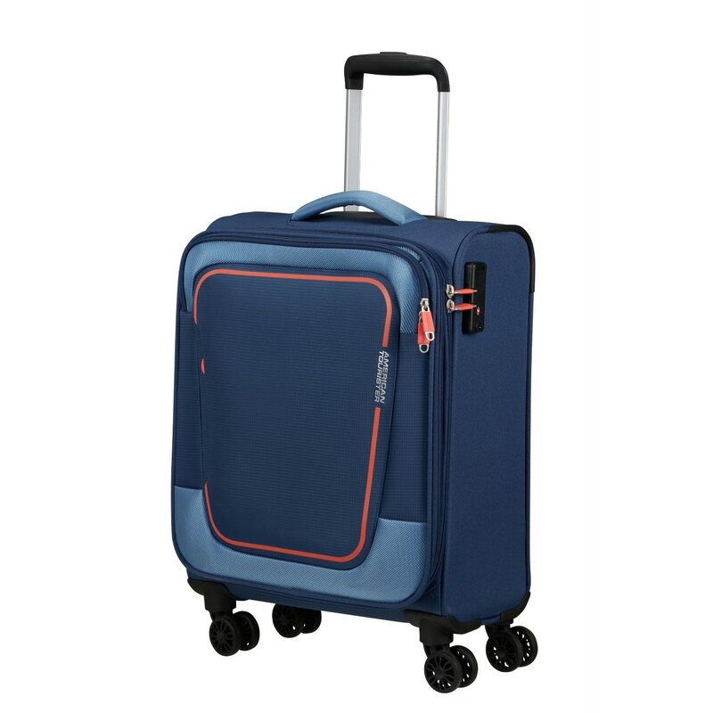 AMERICAN TOURISTER PULSONIC SPINNER 55/20 EXP TSA NAVY