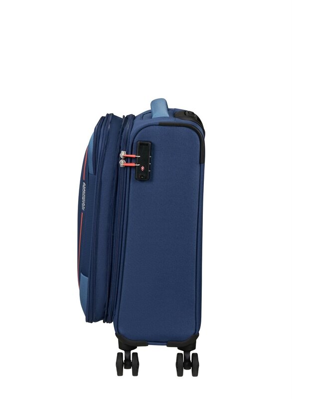 AMERICAN TOURISTER PULSONIC SPINNER 55/20 EXP TSA NAVY
