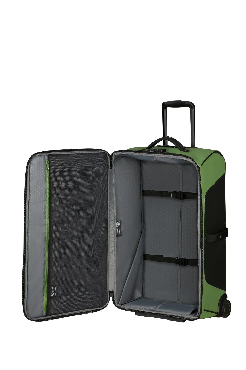 SAMSONITE ECODIVER DUFFLE WHEELS 67CM. STONE GREEN