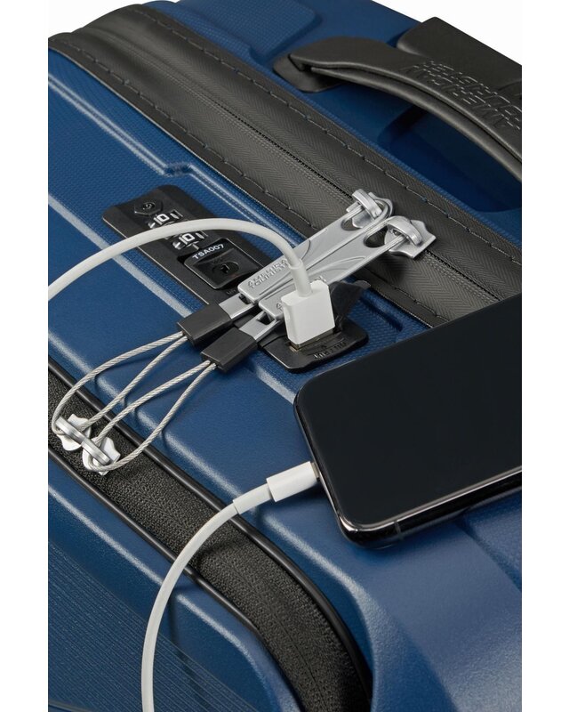 AMERICAN TOURISTER Airconic Frontloader 55cm. BLAUW