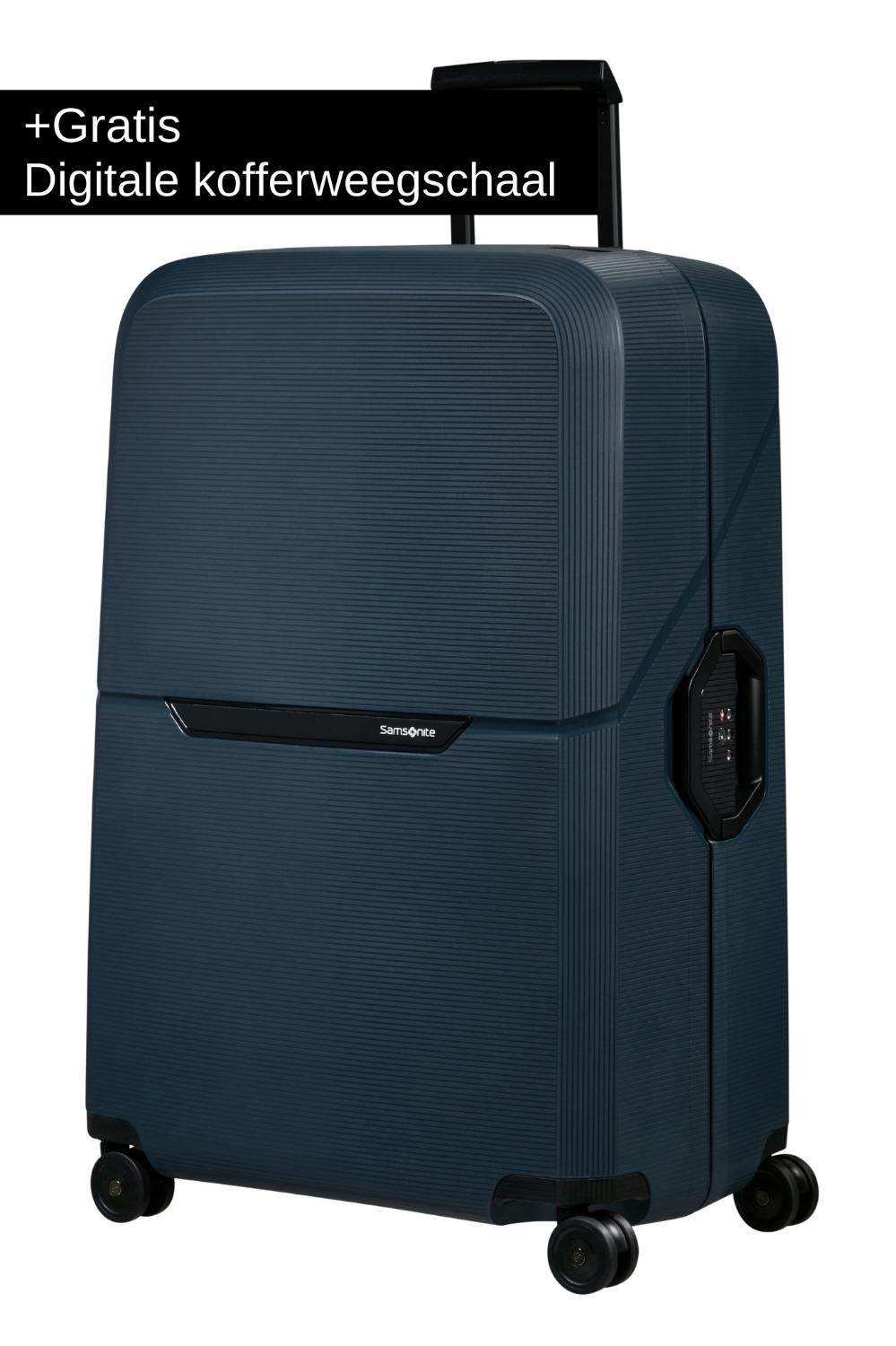 Samsonite Magnum Eco Harde Koffers blauw