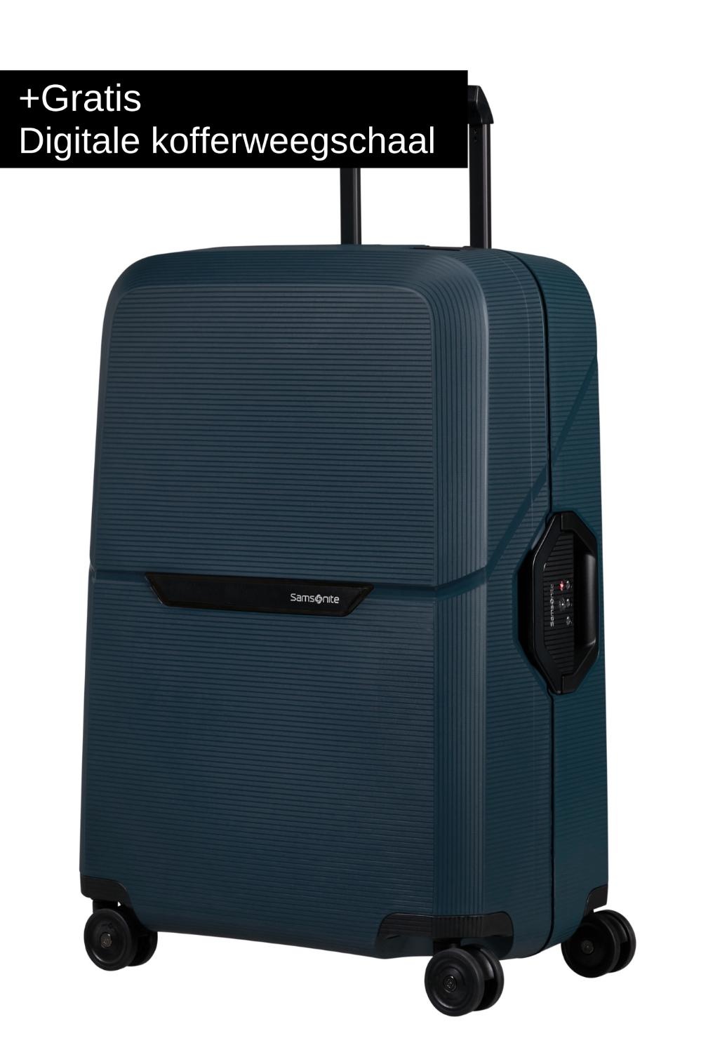 Samsonite Magnum Eco Harde Koffers blauw