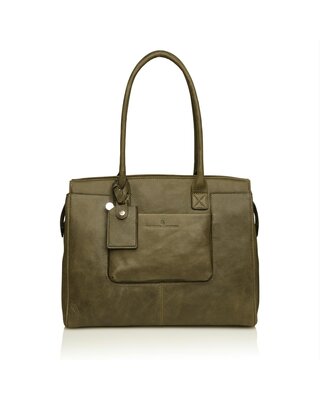 C B CARISMA LADIES BAG 15 6 GROEN Koffershop