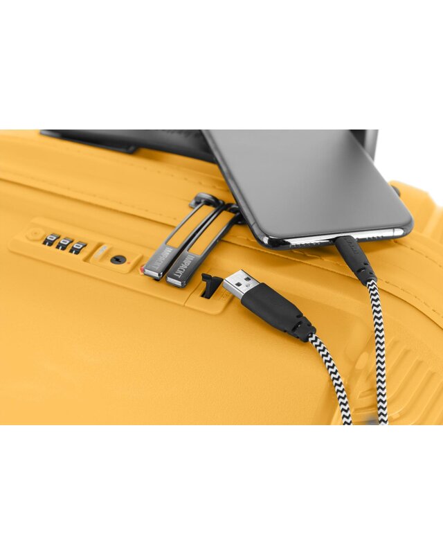 IMPACKT IMPACKT TROLLEY S 4 WIEL 55 CM SUNSET YELLOW