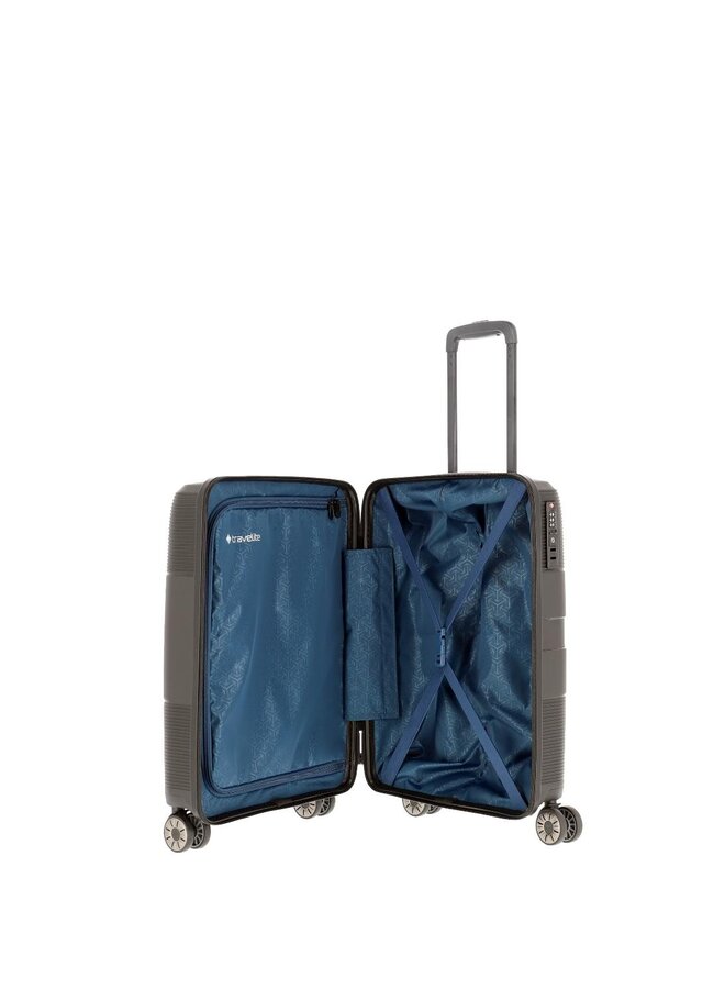Travelite Miigo 4W Trolley S Black - Compacte Lichtgewicht Koffer