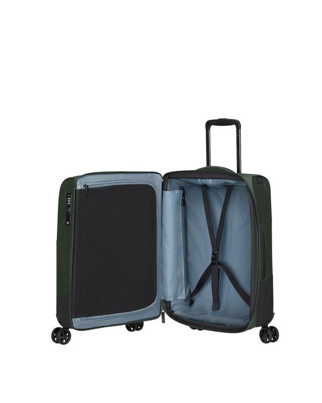 SAMSONITE BIZ2GO TRVL SPINNER 55 DF EXP EARTH GREEN