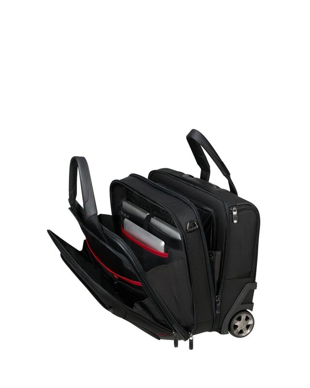 SAMSONITE PRO-DLX 6 ROLLING TOTE 15.6'' Black