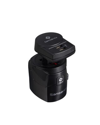 SAMSONITE WORLD ADAPTOR PRO 3-P+USB Black