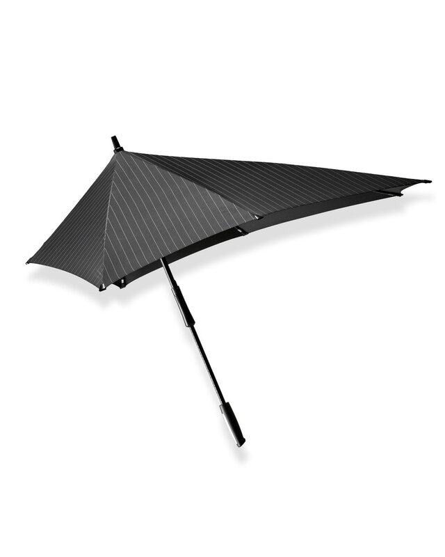 SENZ SENZ XXL STICK STORM UMBRELLA PIN STRIPES BLACK