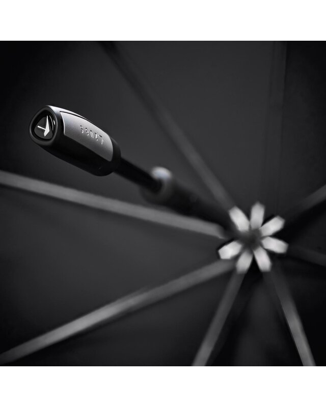 SENZ SENZ XXL STICK STORM UMBRELLA PIN STRIPES BLACK
