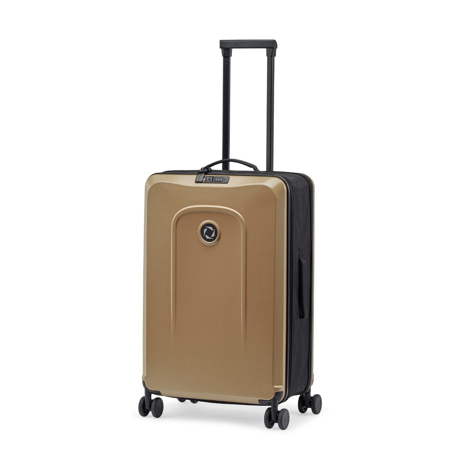 SENZ FOLDAWAY CHECK-IN 66CM CHAMPAGNE BROWN