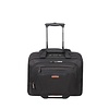 AT WORK ROLLING TOTE 15.6'' BLACK