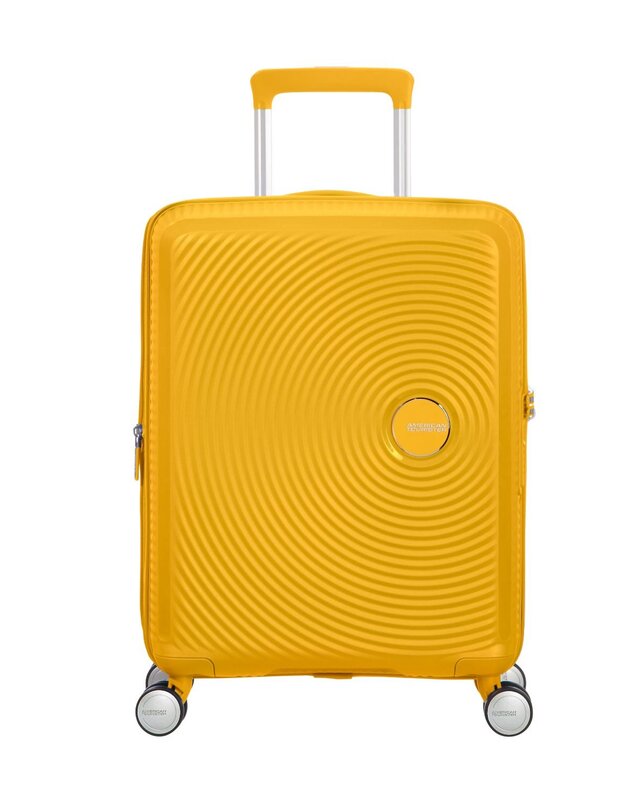 AMERICAN TOURISTER Soundbox 55 cm Spinner Exp Golden Yellow